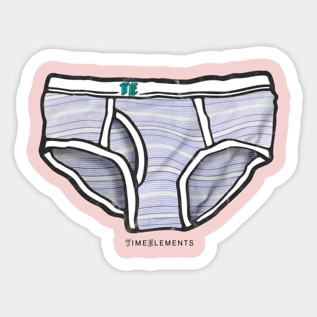 classic tighty whitey - Underwear Humor - Sticker