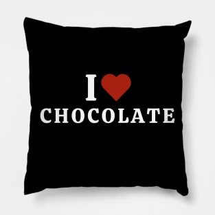 I Love Chocolate Pillow