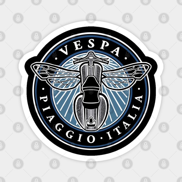 Vespa Piaggio Italia Magnet by marat