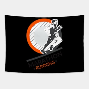 Marathon Running Tapestry