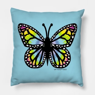 Rainbow Butterfly Pillow