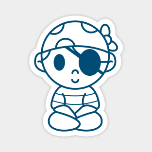 Pirate boy, fun design for stickers and t-shirts Magnet