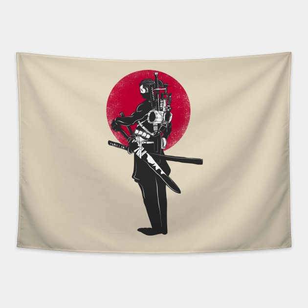 ninja samurai Tapestry by audi