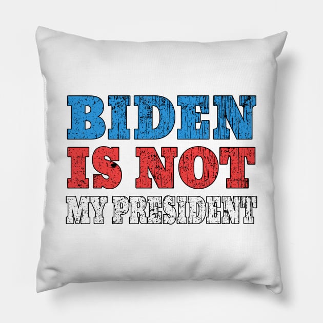 biden is not my president Pillow by Ghani Store