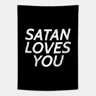 Satan Loves You Tapestry