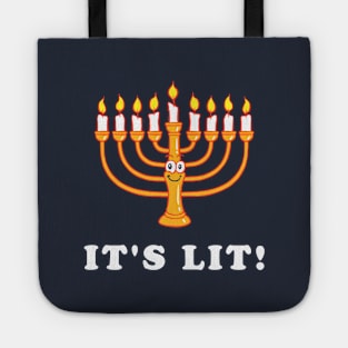 Hanukkah It's Lit Tote