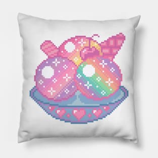 Ice Cream Pixel Art Pillow