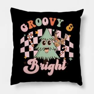 Groovy and bright funny christmas quote Pillow