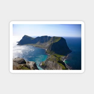 Lofoten Island / Swiss Artwork Photography Magnet