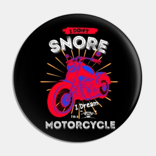 Motorcycle dream black Pin