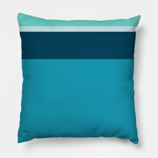 An excellent recipe of Ice, Tiffany Blue, Blue-Green and Midnight Green (Eagle Green) stripes. Pillow