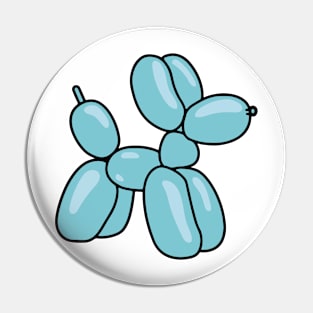 Cute Blue Balloon Dog Animal Pin