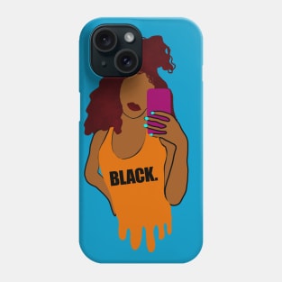 Black Girl Sexy Taking Selfie Phone Case