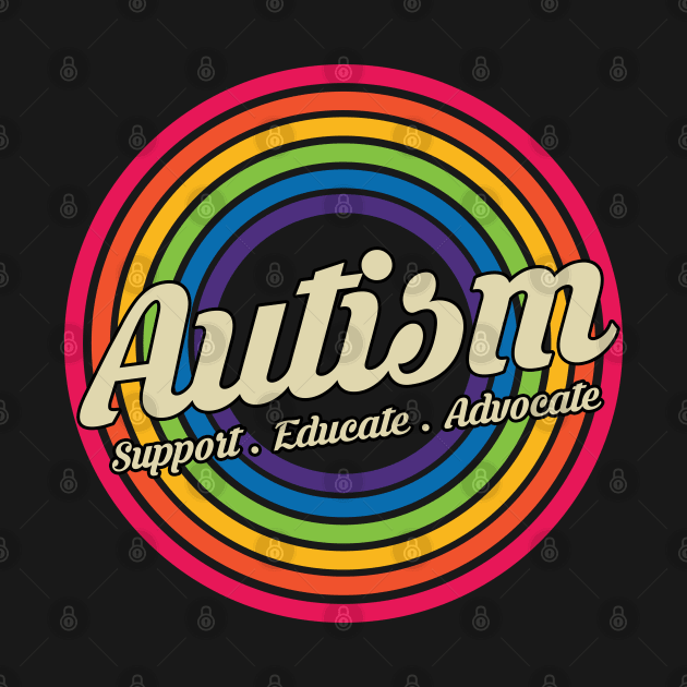 Autism Awareness Support Educate Advocate by MaydenArt