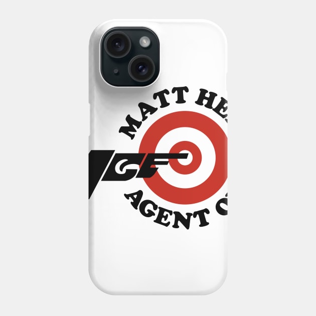 Matt Helm Agent of ICE Phone Case by Delmo