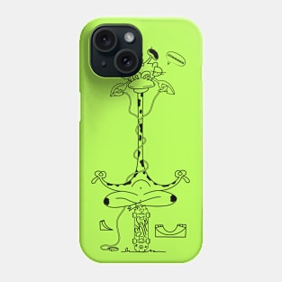 do yoga, skate and repeat giraffe Phone Case