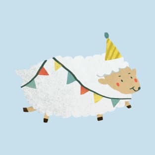 Cute Party Sheep T-Shirt