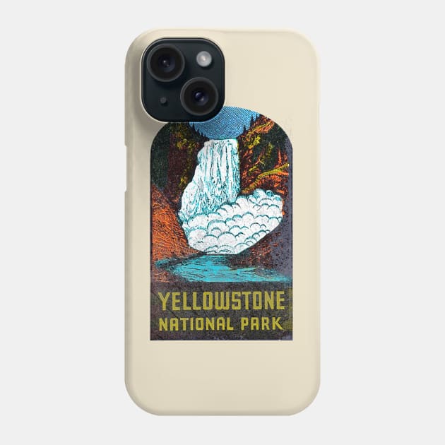 Yellowstone National Park Phone Case by Midcenturydave