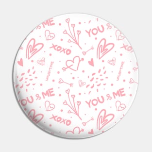 You & Me Valentine Pin