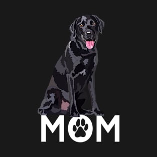 Black Labrador Mom T-Shirt