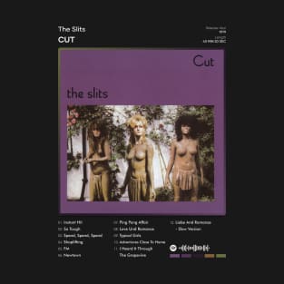 The Slits - Cut Tracklist Album T-Shirt