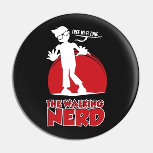 The Walking Nerd Pin