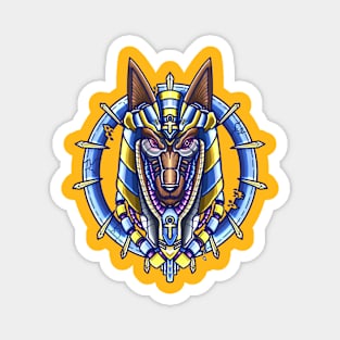 Mecha anubis Magnet