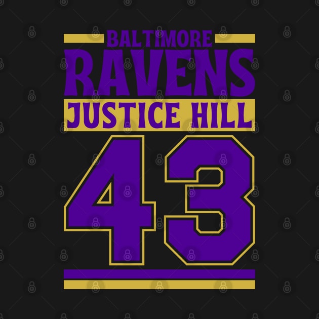 Baltimore Ravens Hill 43 Edition 3 by Astronaut.co