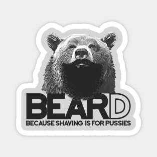 Bear and beard Magnet