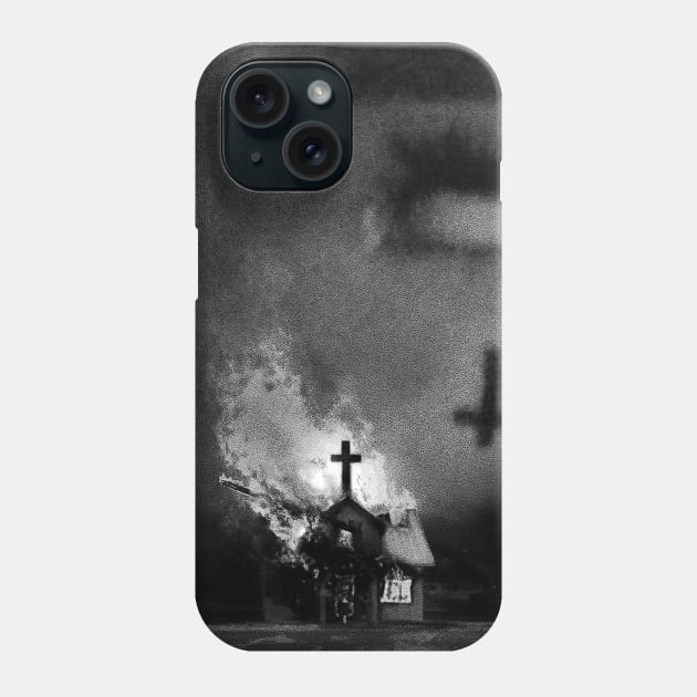 The church is burning Phone Case by iamshettyyy