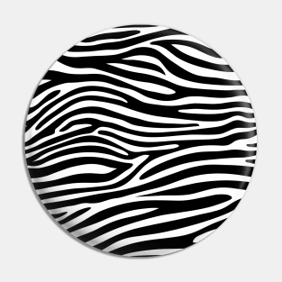 Zebra Skin Pattern Pin