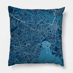 Sydney - Australia Peace City Map Pillow