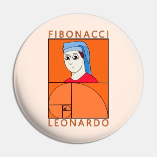 Leonardo Fibonacci Pin