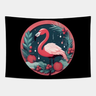 Flamingo Flock Sunset, Love Flamingos Tapestry