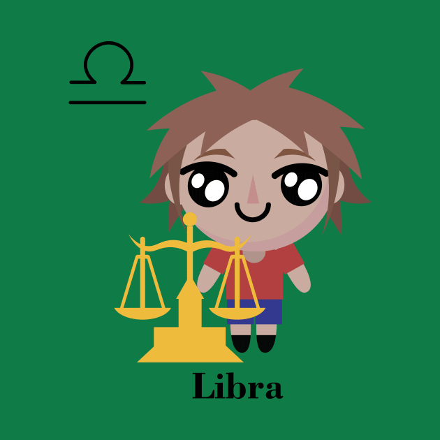 Libra Boy Cute Zodiac Sign by MikaelSh