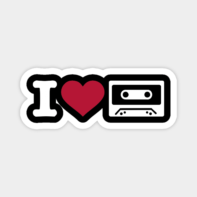 I love tape Magnet by Designzz