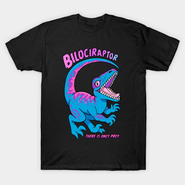 Bilociraptor - Bisexual Pride Tshirt Bilociraptor - Bisexual Pride Tshirt