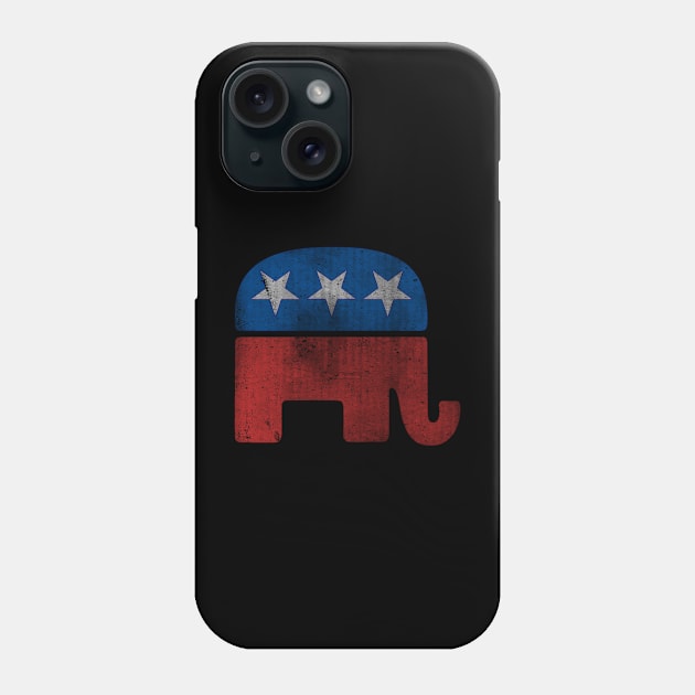 Republican Elephant Vintage Phone Case by Flippin' Sweet Gear