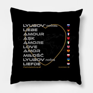 LOVE: Say ¿Qué? Top Ten Spoken (Europe) Pillow