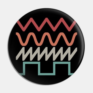 SYNTHESIZER WAVEFORMS #5 FATWAVES COLOR Pin