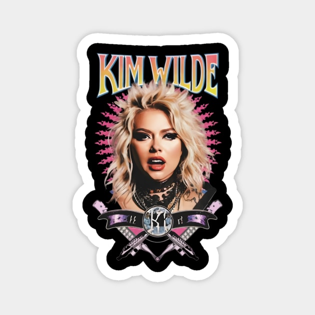 Kim Wilde - Pop Music singer 80s 90s Magnet by Banditec