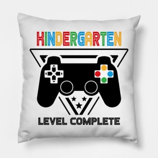 Kindergarten Level Complete Graduation Gamer Boys Kids Pillow