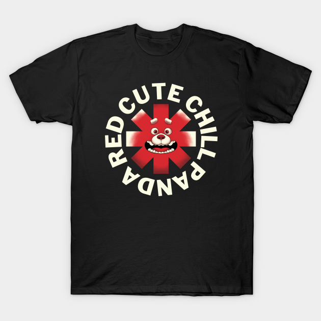 Red Cute Chill Panda - Movie - T-Shirt