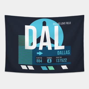 Dallas (DAL) Airport // Sunset Baggage Tag Tapestry