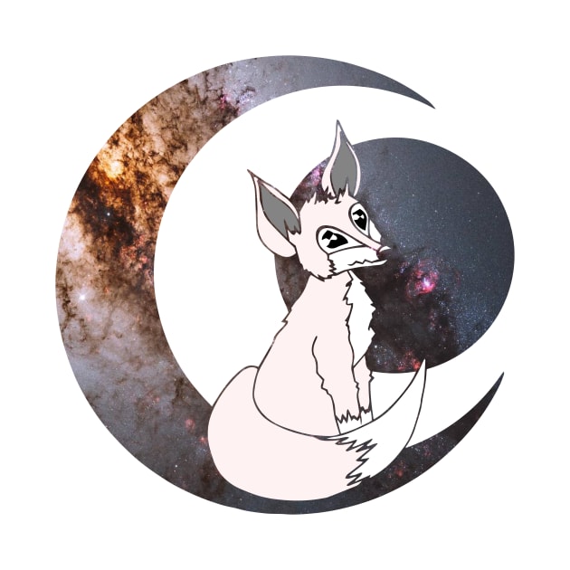 Lunar Fox Double Exposure by euglenii