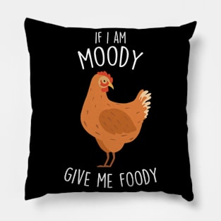 Chicken Moody Foody Pillow