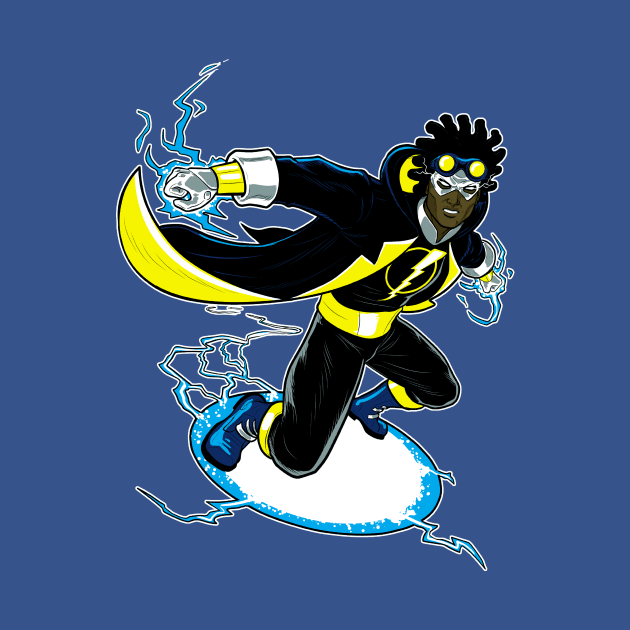 Static Shock by BlackActionTeesOnDemand