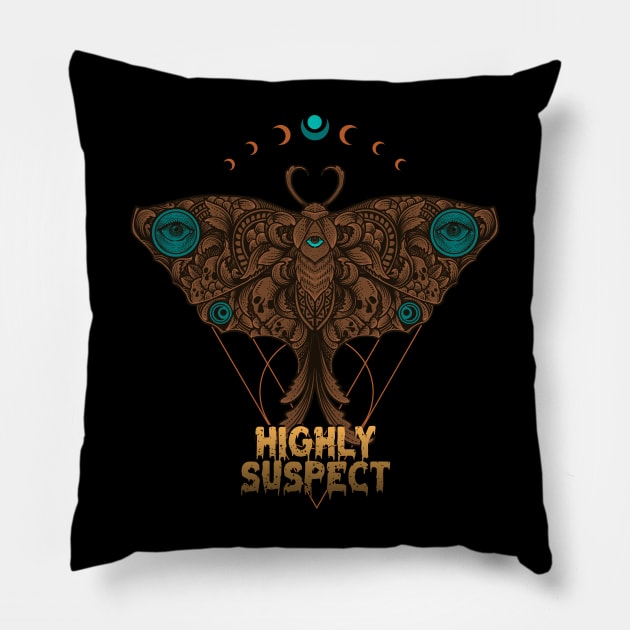 Butterfly Vintage (highly suspect) Pillow by wide xstreet