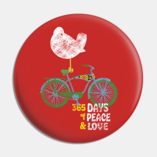 365 of Peace & Love Pin