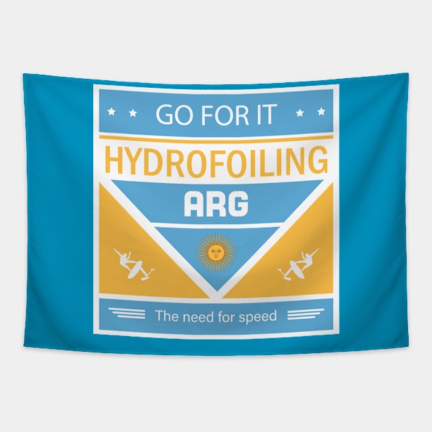 Hydrofoiling - Argentina Tapestry by bluehair